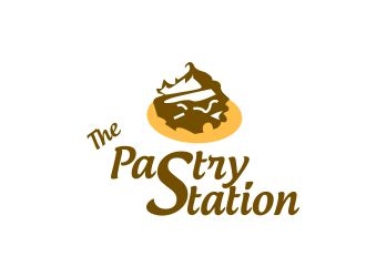 Pastry Station logo design by ElonStark