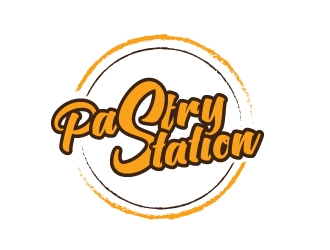 Pastry Station logo design by Erasedink