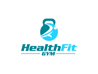 HealthFit Gym  logo design by shadowfax