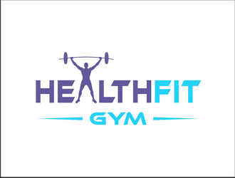 HealthFit Gym  logo design by haze