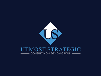 Utmost Strategic Consulting & Design Group logo design by alby