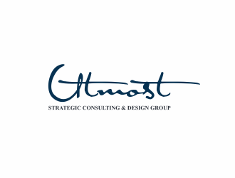 Utmost Strategic Consulting & Design Group logo design by ammad