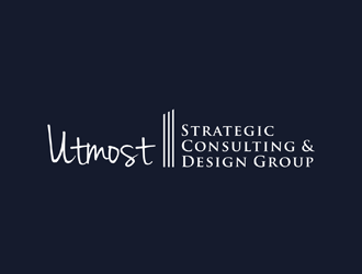 Utmost Strategic Consulting & Design Group logo design by johana
