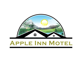 Apple Inn Motel logo design by BlessedArt