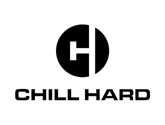 CHILL HARD  logo design by blackcane