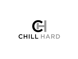 CHILL HARD  logo design by bomie