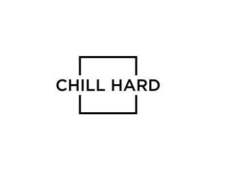 CHILL HARD  logo design by dewipadi