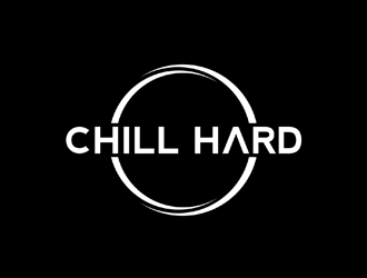 CHILL HARD  logo design by johana