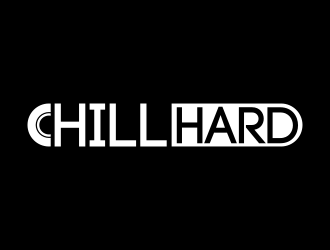 CHILL HARD  logo design by Dakon