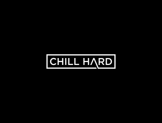 CHILL HARD  logo design by hopee