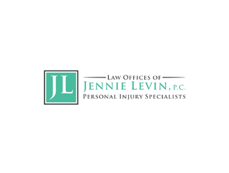 Law Offices of Jennie Levin, P.C.    Personal Injury Specialists logo design by johana