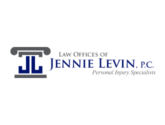Law Offices of Jennie Levin, P.C.    Personal Injury Specialists logo design by kgcreative