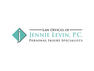 Law Offices of Jennie Levin, P.C.    Personal Injury Specialists logo design by mbamboex