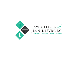 Law Offices of Jennie Levin, P.C.    Personal Injury Specialists logo design by checx