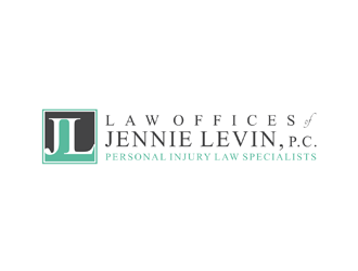 Law Offices of Jennie Levin, P.C.    Personal Injury Specialists logo design by johana