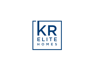 KR Elite Homes  logo design by mbamboex