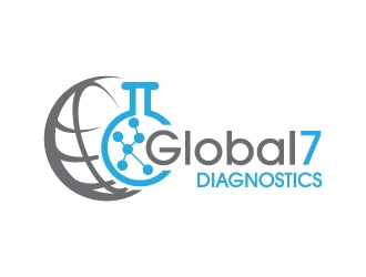 Global7diagnostics logo design by kgcreative