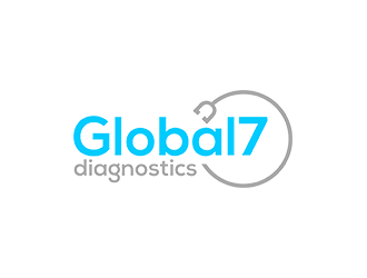 Global7diagnostics logo design by checx