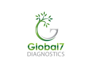 Global7diagnostics logo design by uttam
