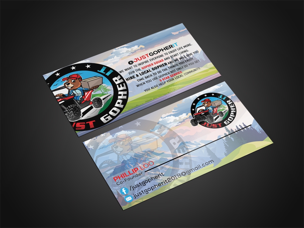 Just Gopher It / Gopher it All / Gopher logo design by aamir