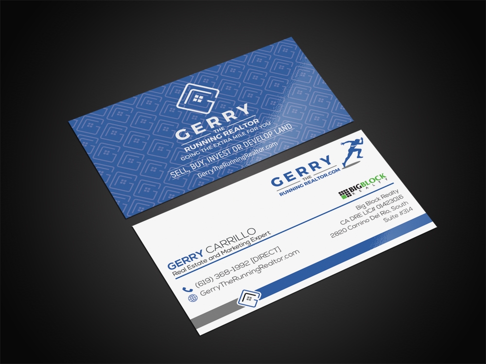 Gerry The Running Realtor logo design by aamir