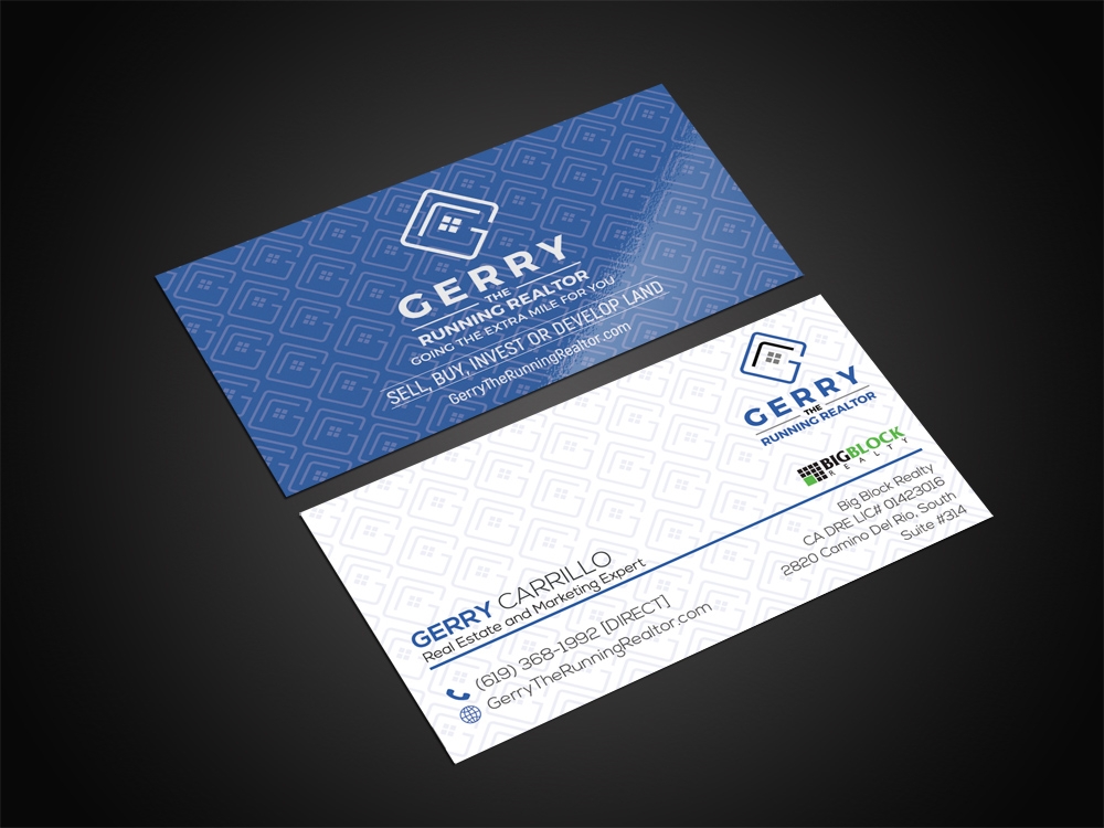 Gerry The Running Realtor logo design by aamir