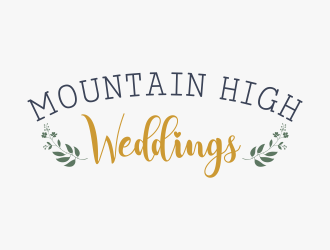 Mountain High Weddings logo design by ekitessar
