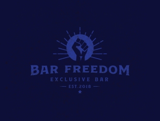 Bar Freedom  logo design by emberdezign