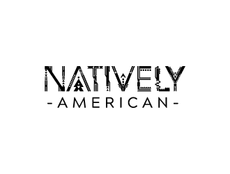 Natively American logo design by Fajar Faqih Ainun Najib