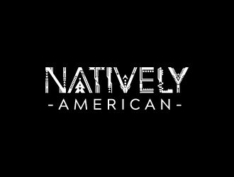 Natively American logo design by Fajar Faqih Ainun Najib