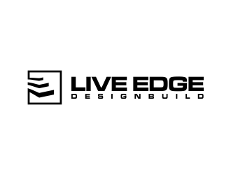 Live Edge Design Build logo design by oke2angconcept
