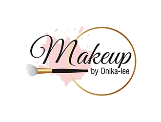 Makeup by Onika-lee logo design by gitzart