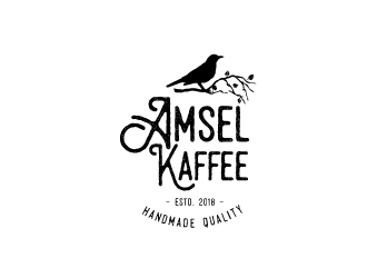 Amsel Kaffee logo design by emberdezign
