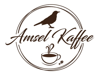 Amsel Kaffee logo design by logoguy