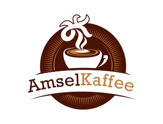 Amsel Kaffee logo design by fawadyk