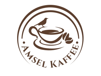 Amsel Kaffee logo design by fawadyk