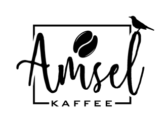 Amsel Kaffee logo design by logoguy