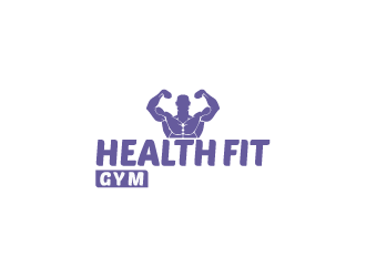 HealthFit Gym  logo design by akmedesigns