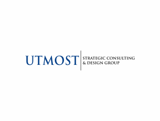 Utmost Strategic Consulting & Design Group logo design by haidar