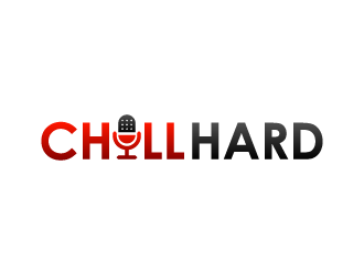 CHILL HARD  logo design by BrightARTS