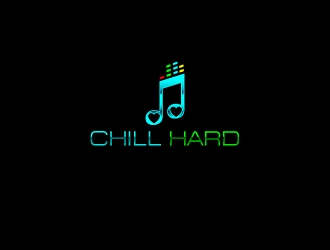 CHILL HARD  logo design by uttam