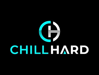 CHILL HARD  logo design by jaize