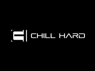 CHILL HARD  logo design by Louseven
