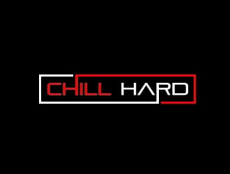 CHILL HARD  logo design by Louseven
