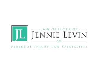 Law Offices of Jennie Levin, P.C.    Personal Injury Specialists logo design by GemahRipah