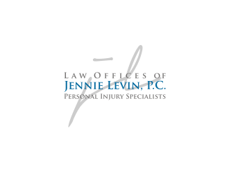 Law Offices of Jennie Levin, P.C.    Personal Injury Specialists logo design by rief