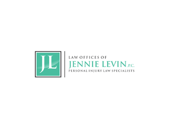 Law Offices of Jennie Levin, P.C.    Personal Injury Specialists logo design by ndaru