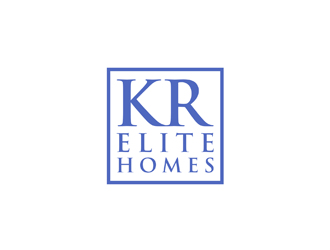 KR Elite Homes  logo design by johana