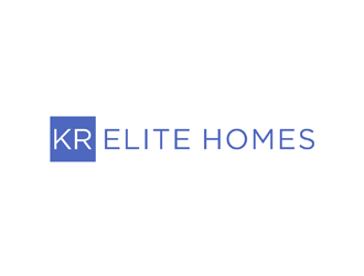 KR Elite Homes  logo design by johana