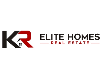 KR Elite Homes  logo design by nikkl